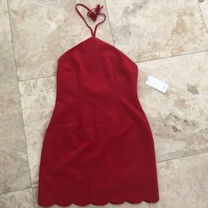 brand new Tobi Red Halter dress